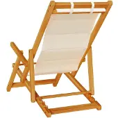 vidaXL Liegestuhl 2 Stk. Braun Massivholz Akazie