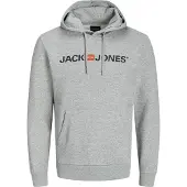 Jack & Jones Kapuzensweatshirt "JJECORP Hoodie mit Logo und hohem Tragekomfort", bedruckt, casual, regular fit, Baumwollmischung, Rundhals