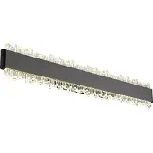 Globo Schwarze Wandlampe Stalagmita 48 cm
