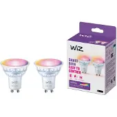 WiZ Connected White & Color GU10 Tunable 60W Glas Zweierpack.