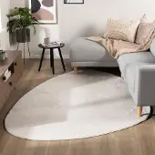 NATURL. Flauschiger Teppich - Cozy Pebble Creme 120x170cm
