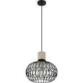 Globo Pendellampe Dorthy Country Black