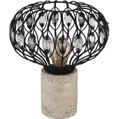 Globo Tischlampe Dorthy Country Black