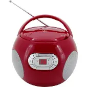 Soundmaster SCD2120, 1,33 kg, Rot, Tragbarer CD-Player