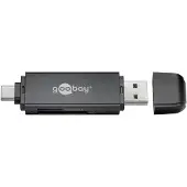 Goobay USB 3.0 - USB-C 2-in-1 Kartenlesegerät