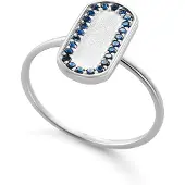 Orphelia 'Malaga' Damen-Ring aus 925er Sterlingsilber – Silber ZR-7573