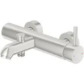 Steinberg Serie 100 Wannenarmatur, Aufputz-Einhebelmischer, G 1/2, Ausladung 185 mm, 1001100BN