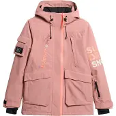 Superdry für Damen. WS110165A Ski Ultimate Rescue Jacke rosa (M), Lässig, Recyceltes Polyester, Nachhaltig