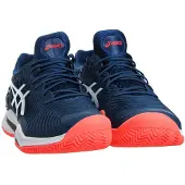 Asics Court FF 2 Clay Tennis Herren Blau Schuhe