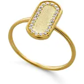 Orphelia 'Malaga' Damen-Ring aus 925er Sterlingsilber – Gold ZR-7573/G