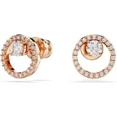 Swarovski 'Dextera' Damen Vergoldete Metall Ohrringe - Rose 5692263