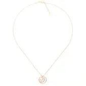 Orphelia 'Elaine' Damen-Kette mit Anhänger aus 925er Sterlingsilber, Rosé, ZH-7084/1