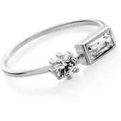Orphelia 'Madelyn' Damen-Ring aus 925er Sterlingsilber – Silber ZR-7583