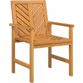 vidaXL Garten Essgruppe 3 Stk. Braun Massivholz Akazie