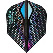 Harrows Silika Colourshift Shape Flights Silver X