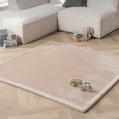 Little Olly Spielmatte Baby Quadratisch - Jip Beige 150x150 cm