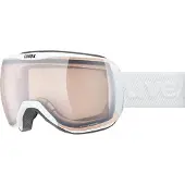 Uvex Skibrille Downhill 2100 V Unisex White Matt Silver