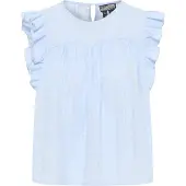 Dreimaster Bluse Damen Hellblau