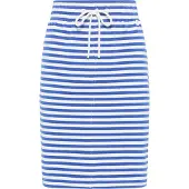 Dreimaster Rock Damen Blau Weiss