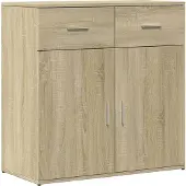 vidaXL Sideboard Sonoma-Eiche 79x38x80 cm Holzwerkstoff