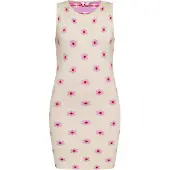 Mymo Kleid Damen CREME LILA ROT