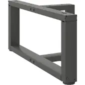 vidaXL Couchtischbeine T-Form 2 Stk. Anthrazit 60x25x(30-31) cm Stahl