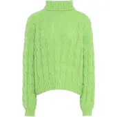 Mymo Pullover Damen Limette