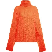 Mymo Pullover Damen orange