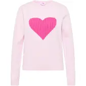 MO MyMo Strickpullover Damen rosa gemustert, XL/XXL 635785-0002-09946