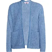 Mymo Strickcardigan Damen Himmelblau