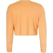 Mymo Strickjacke Damen orange