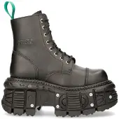 New rock Kampfplattformstiefel aus veganem Leder – TANKMILI083C-V2