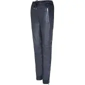 Infinity Leather Damen-Jogginghose aus schwarzem Nappaleder