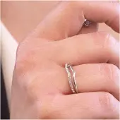 MYC Paris Tiryns Ring - Silber und Kristall