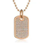 Tommy Hilfiger 'Finec' Damen Edelstahlkette mit Anhänger - Rosé 2700749