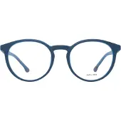 Police Polizei Runde Herren Blau Brille
