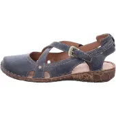 Josef seibel Sandale "Rosalie 13, blau", Damen, Gr. 36, blau (ocean), Obermaterial: 100% Rindsleder Leather cow., Schuhe Sandale