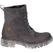 Josef seibel Stiefelette "Marta 02, asphalt-kombi", Damen, Gr. 36, grau (asphalt, kombi), Obermaterial: 100% Rindsleder Leather cow., Schuhe Stiefelette