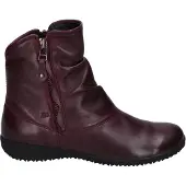 Josef seibel Naly 24 Frauen Leder Lässige Stiefelette Mit Seite Reißverschlüsse Burgundy – undefined / Burgund