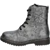 Lico Mädchen Stiefel Sarina Hip Silber wasserdicht Warmfutter Schnürung Reißverschluss Gr. 29