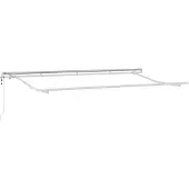 vidaXL Markisenrahmen Weiß 4 x 2 m Metall