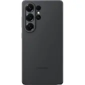 Samsung Original Galaxy S25 Ultra Hülle - Silikon - Backcover/Soft Case - Schwarz