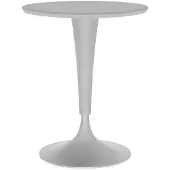 Kartell DR. NA Tisch, grau, Höhe 73 cm - , DR. NA, Grau, für Terrasse, Kunststoff, Modern