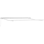 vidaXL Einziehbare Markise Orange und Braun 450 x 300 cm