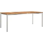 vidaXL Outdoortisch-Set 9 Stk. 200 x 90 x 75 cm