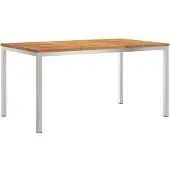 vidaXL Outdoortisch-Set 7 Stk. 150 x 90 x 75 cm