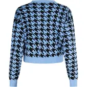 MyMo ROCKS Strickjacke Damen blau