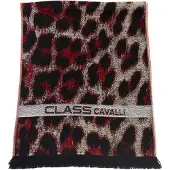 Cavalli Class Männer bordeauxroter Wollschal