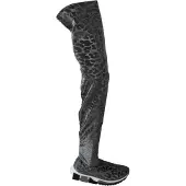 Dolce&Gabbana Femme Gris Léopard Chaussures Chaussures Booties Sneakers High Top