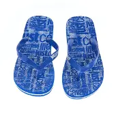 Just cavalli Herren Flip Flop Blau Badeschuhe Polyester/PVC Royal Blue 43 E94_151_RMC-BLU_COBALTO-43